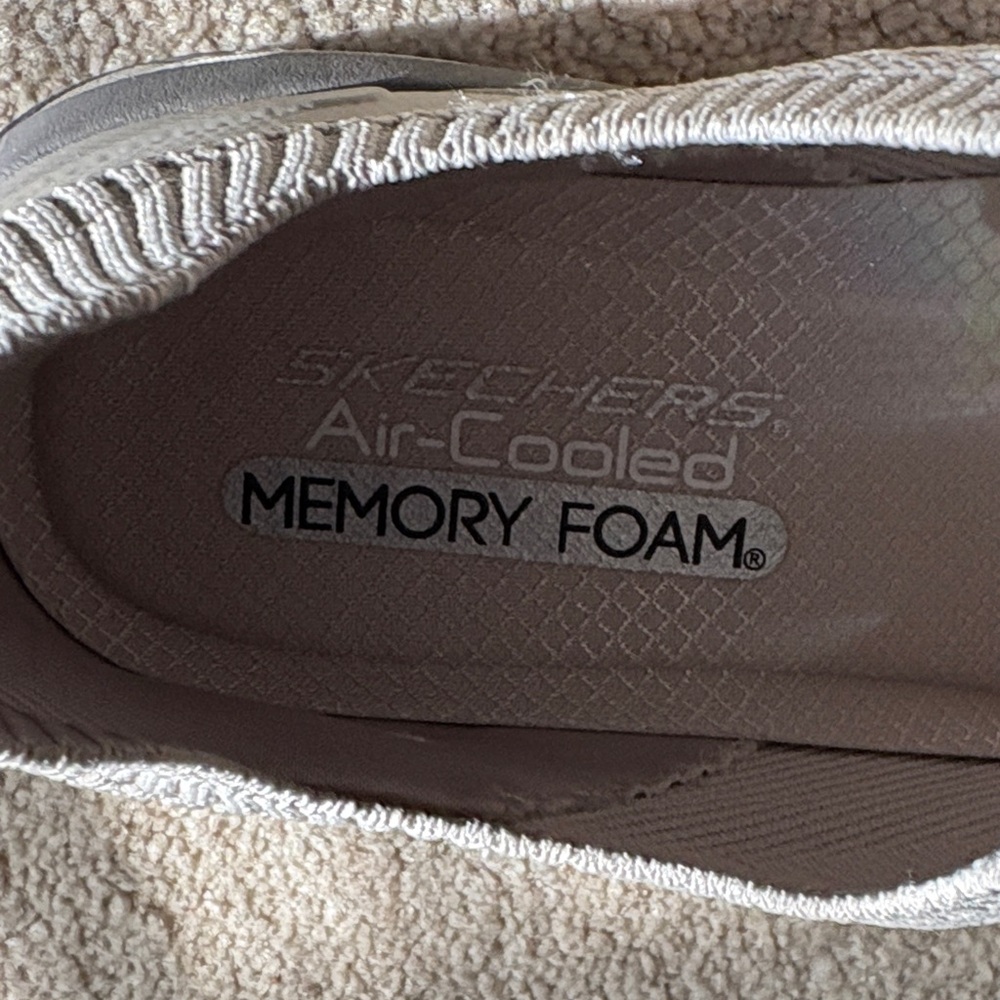 Skechers Gray and Orange Athletic Sneakers - Picture 5 of 5